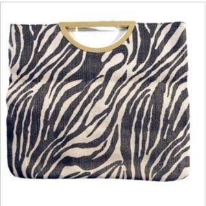 Style & Co  Zebra Print Purse Fold-Over Clutch